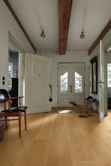 MEISTER Lindura Holzboden HD 400 Eiche lebhaft 8914 gebürstet Landhausdiele 5G Dry® 1