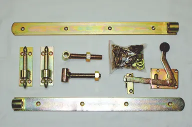 TETZNER & JENTZSCH Einzeltor-Beschlag Premium für Torbreiten bis 100 cm 0