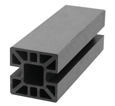 HORI WPC Sichtschutzzaun Stecksystem Verbindungspfosten 185 cm 0