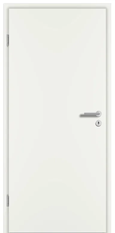 PRÜM Schallschutztür Wohnungseingangstür Weißlack RAL9010 Eckkante 0