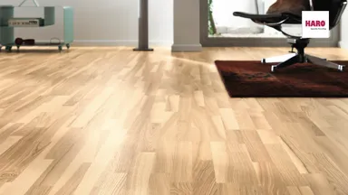 HARO Parkett 4000 Esche lichtweiß strukturiert Favorit Schiffsboden 3
