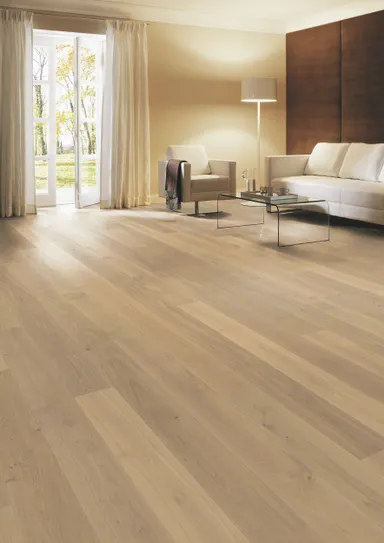 tilo Parkett PURISTICO TREND Eiche Weiß Balance gebürstet Landhausdiele 3