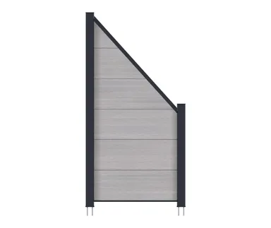 NewTechWood WPC Sichtschutzzaun Stecksystem Castello XXL 0