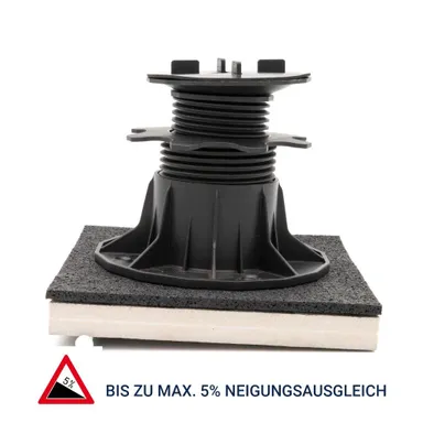 HORI Stelzlager Stellfüße für Terrassenplatten mit Gefälle 0