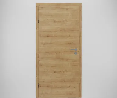 HORI Schallschutztür Wohnungseingangstür CPL Wildeiche quer SK1 Designkante Vollspan 0