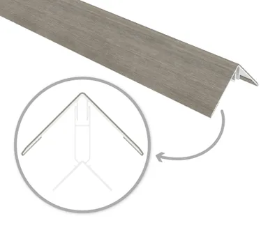 HORI Rhombus PRO Eckprofil coextrudiert beige-grau 0