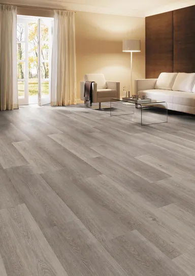 HORI Klick-Vinylboden HDF Eiche Fulda gebürstet Landhausdiele 0