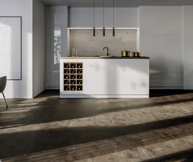 HORI Klebe-Vinylboden massiv Münster Steinstruktur Fliese 0