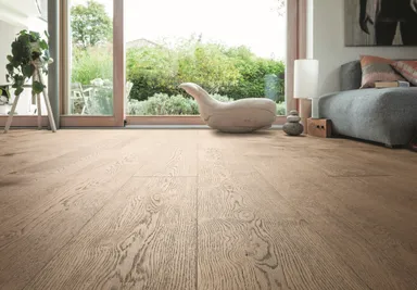 HORI Quick Parkett 400 Eiche tabakgrau Universal stark strukturiert Landhausdiele Plaza Naturalin Plus 2