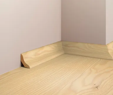 tilo Echtholz-Sockelleiste Esche Natur geschliffen versiegelt 0