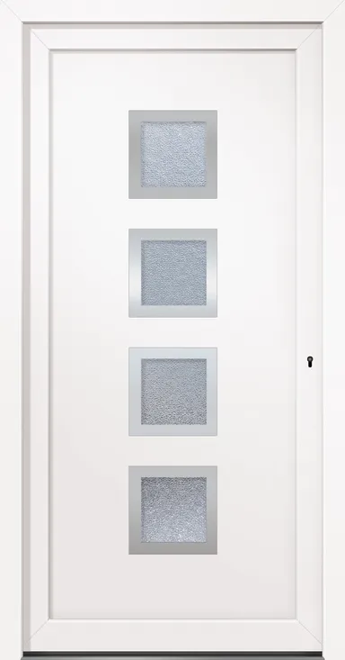 HORI Kunststoff Haustür Square ohne Türgriff 0