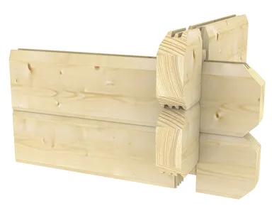 Lasita Maja Zubehör Blockbohlen 0