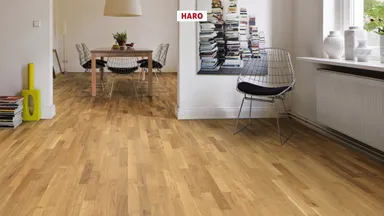 HARO Parkett 2500 Eiche Favorit strukturiert Schiffsboden 3