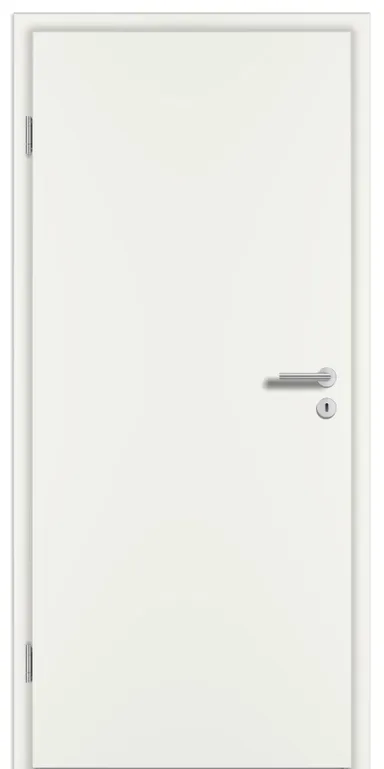 PRÜM Schallschutztür Wohnungseingangstür Weißlack RAL9010 Rundkante 0