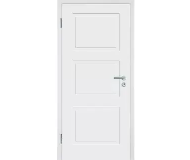 HORI Schallschutz Wohnungseingangstür Alicante 3 Signalweiß RAL9003 SK2 Designkante Vollspan 0