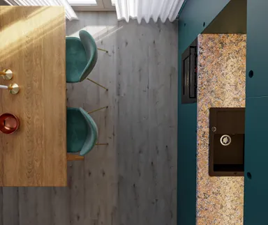 HORI Klick-Hartvinylboden Rigid SPC Eiche Clay Landhausdiele synchron Holzstruktur 0