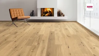 HARO Parkett 4000 Eiche invisible strukturiert Sauvage Landhausdiele 3