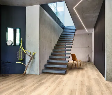 PARADOR Klebe-Vinylboden Basic 2.0 Eiche Royal hell gekälkt gebürstet Strukt Landhausdiele 0