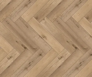 HORI Klick-Hartvinylboden Fischgrät Eiche Fontainebleau synchron Holzstruktur 0