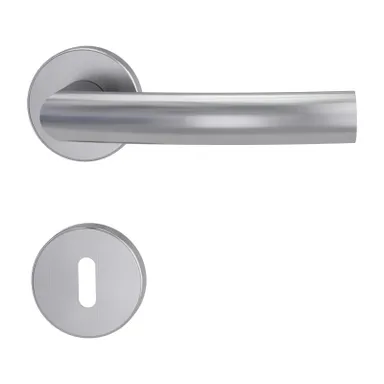 GRIFFWERK Türgriff Lorita Rosettengarnitur Edelstahl matt 0