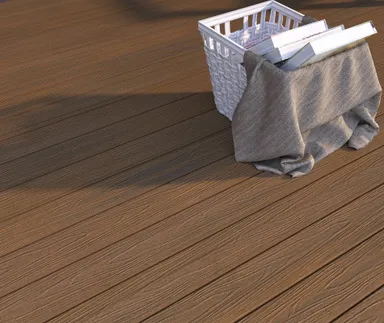 NewTechWood Terrassendielen WPC Hohlkammer Deluxe Oldwood Teak Holzstruktur gebürstet / glatt gebürstet Co-Extrudiert 22,5 x 138 mm 0