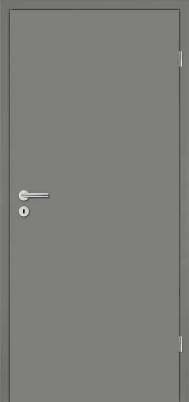 HORI Zimmertür Lavagrau RAL7037 lackiert Röhrenspan Designkante 0