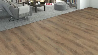 HARO Laminat Sonderedition NKL31 Eiche Scarpa geräuchert strukturiert matt Landhausdiele 2