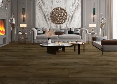 HORI Klebe-Vinylboden massiv Mocha Chocolate Eiche Holzstruktur Landhausdiele 3