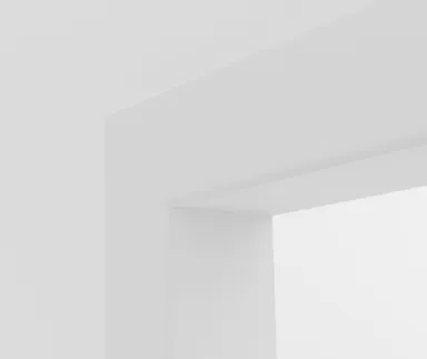 HORI Zierbekleidung Satz CPL Weiß RAL9016 Designkante 0