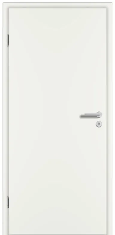 PRÜM Schallschutztür Wohnungseingangstür CPL Weißlack RAL9010 Rundkante 0