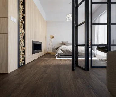 HORI Klick-Hartvinylboden Rigid SPC Eiche Golden Grain Landhausdiele synchron Holzstruktur 0