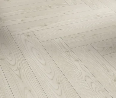 PARADOR Laminat Trendtime 3 Lärche Yukon weiß Seidenmatte Struktur Fischgrät 0