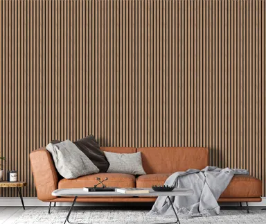 HORI WALL Akustik LongLine Dekor Wandpaneele Walnut 2