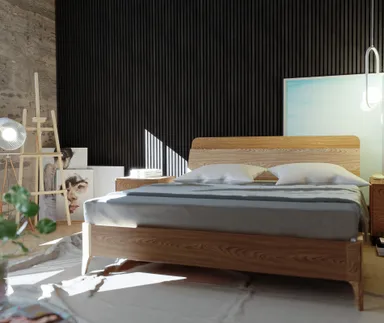 HORI WALL Akustik Dekor Wandpaneele Black Oak 2