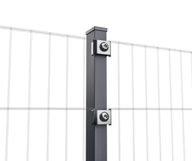 HORI Pfosten F für Doppelstabmattenzaun Höhe 163 cm 0
