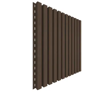 NewTechWood WPC Fassadenprofil Castellatio PRO35 33 x 215 mm Ipe 1