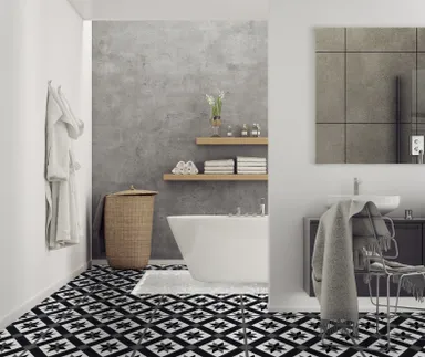 Gerflor Klebe-Vinylboden, Senso Unik, Fliese, Cordoba Black 0