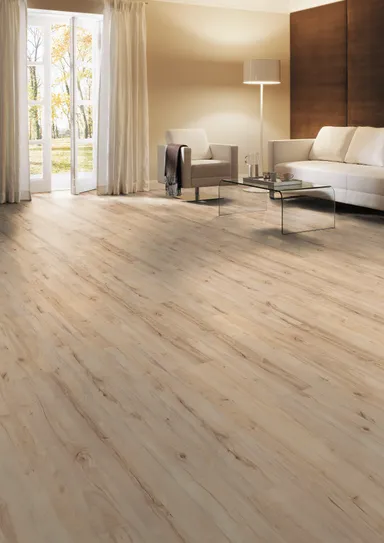 HORI Klick-Vinylboden HDF Birke Spree gebürstet Landhausdiele 0