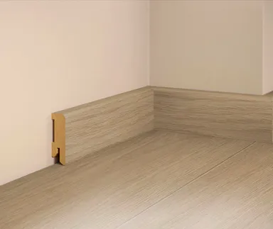 tilo MDF-Kern-Sockelleiste Eiche CremaPur geschliffen versiegelt 0