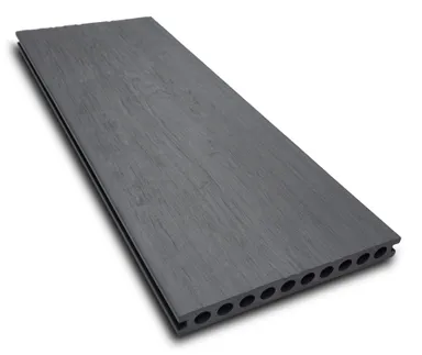 HORI Terrassendielen WPC Treibholz Holkammer XXL grau tiefe Holzstruktur + geriffelt 23x200mm 0