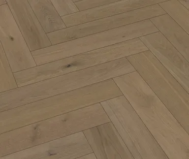 MEISTER Lindura Holzboden HS 500 Eiche classic greige 8931 gebürstet Fischgrät 0