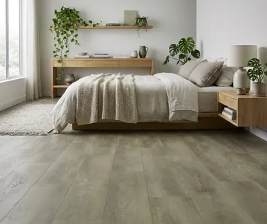 HORI Klick-Hartvinylboden Classic Rigid SPC Eiche Earthstone Oak Landhausdiele synchron Holzstruktur schmal 8
