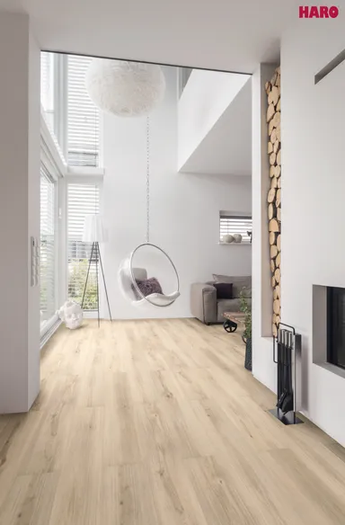 Haro Disano Saphir PVC freier Designboden Kristalleiche strukturiert Landhausdiele 4