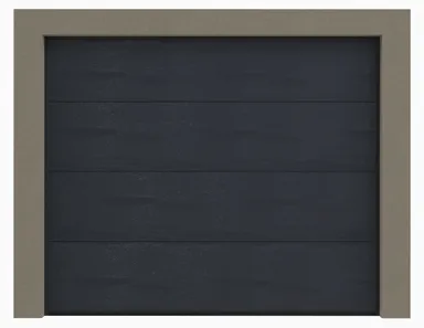 HORI Garagentor Eco Series L-Sicke woodgrain Sektionaltor Komplettset  0