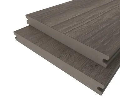 HORI Terrassendiele WPC Massiv Wood Feeling Co-Extrudiert XL 22,5x210mm braun-grau 0