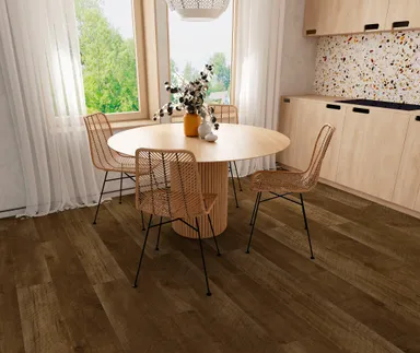 HORI Klick-Hartvinylboden Rigid SPC Eiche John Adams schlammbraun Landhausdiele Holzstruktur 0