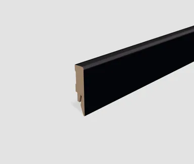 EGGER MDF-Kern Sockelleiste L537 schwarz passend zu allen EGGER Fußböden 0