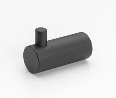HORI Gaderobenhaken Edelstahl Black Frosted, 45 mm 0