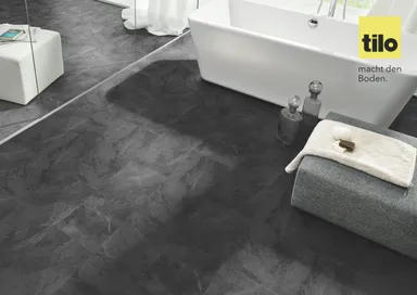 tilo Klick-Vinylboden ELEGANTO SPA Schiefer Natur Steinoptik wave Landhausdiele 0