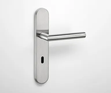 HORI Langschild Türgriff Edelstahl matt 0